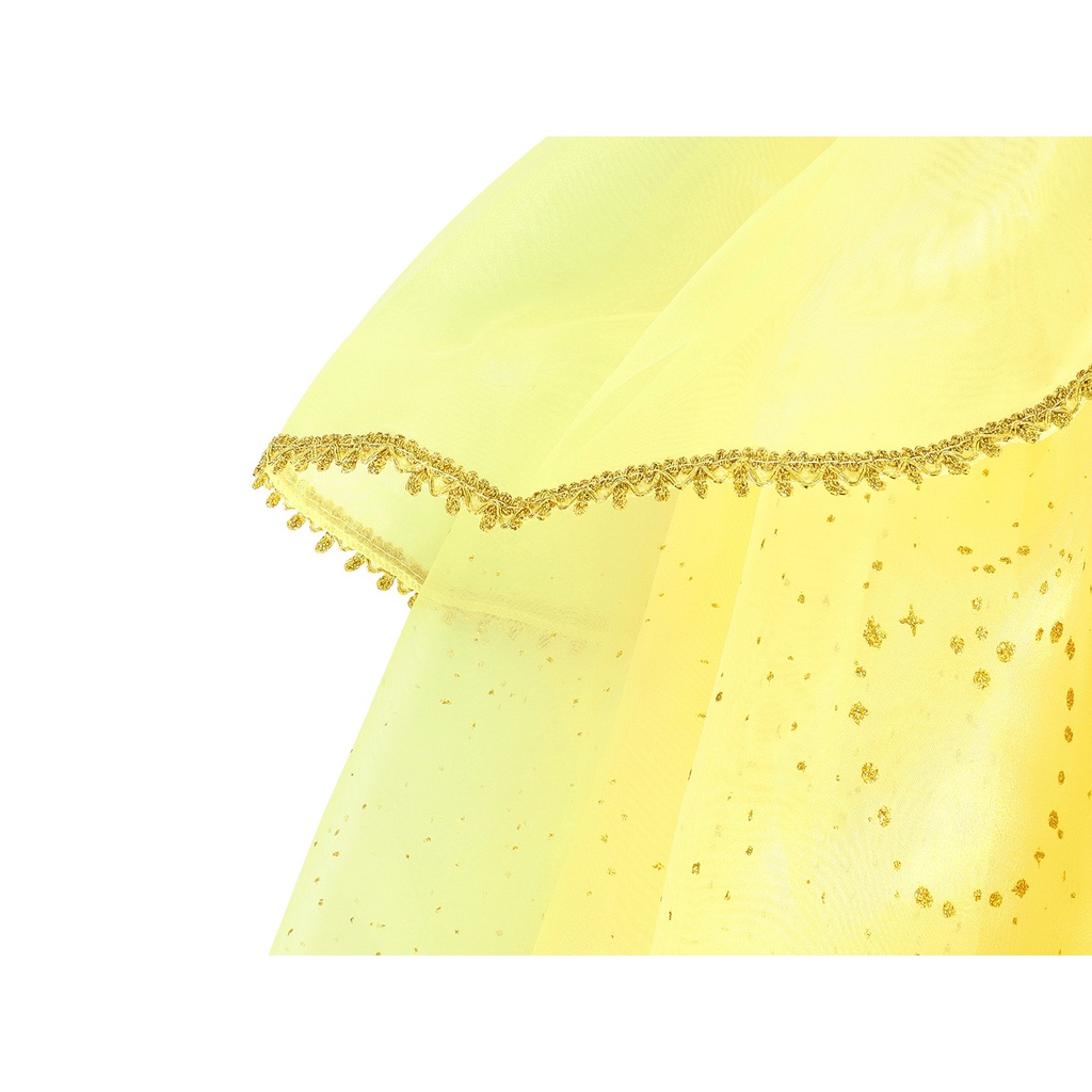 Set đầm với các phụ kiện hóa trang thành công chúa bạch tuyết cho bé cho đêm halloween