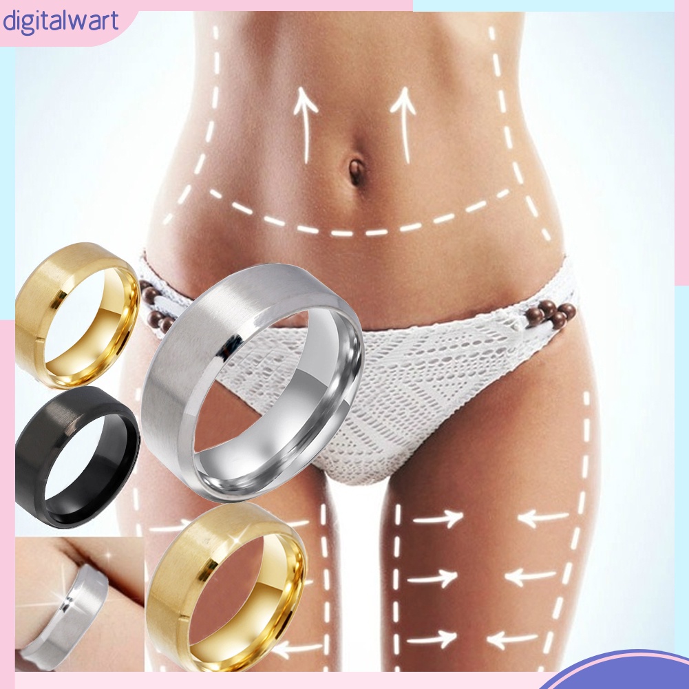 Nhẫn đeo tay đốt cháy mỡ thừa bằng thép không gỉ