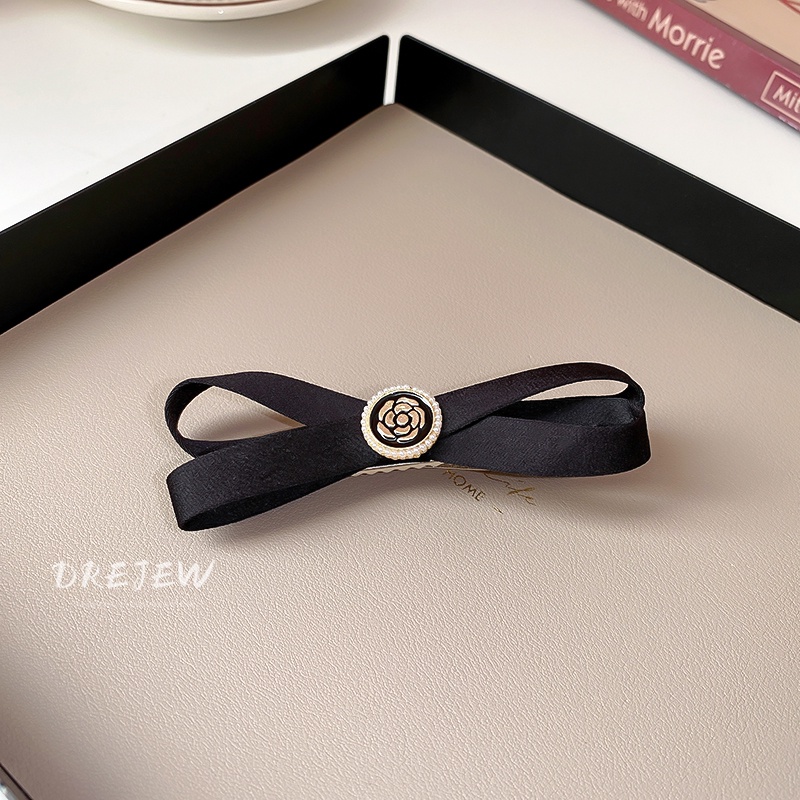 DREJEW Kẹp Tóc Hình Nơ / Ngôi Sao / Hoa Đính Ngọc Trai Kiểu Pháp Thanh Lịch
