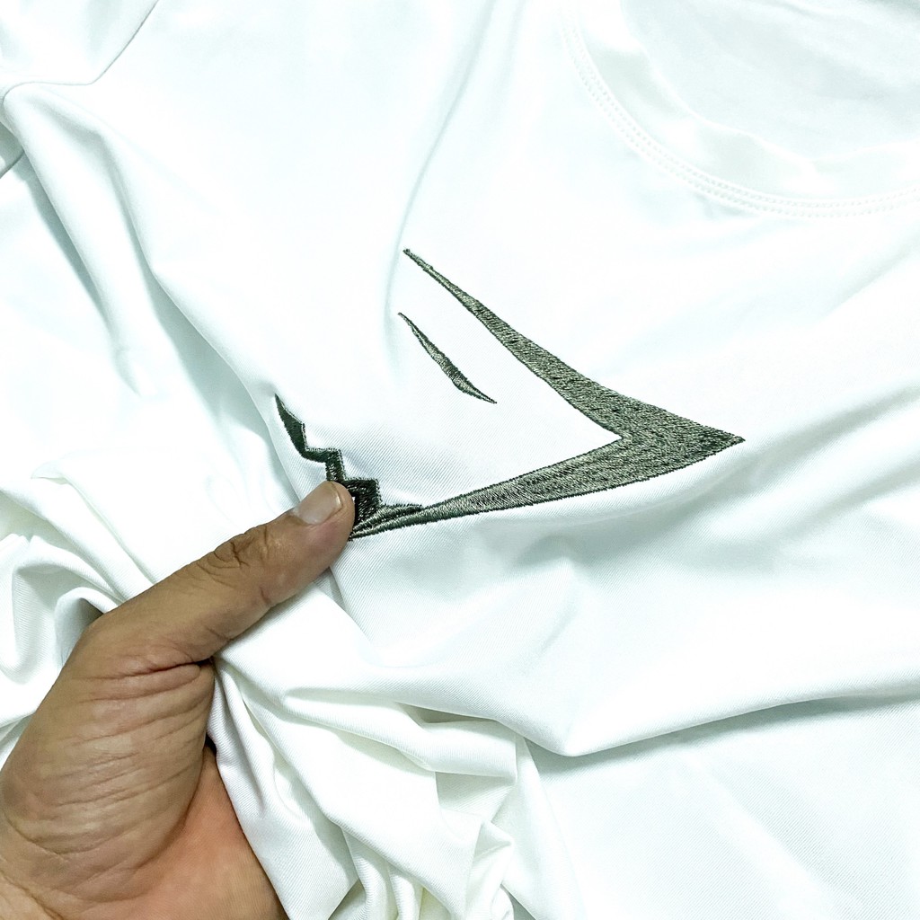 Áo thun nam ôm body DO GYM SHOP logo thêu, thun lạnh 4 chiều