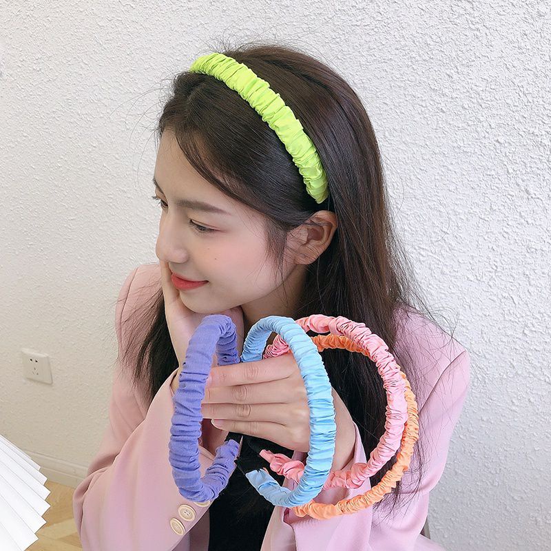 Băng đô cài tóc nhiều màu thiết kế đơn giản