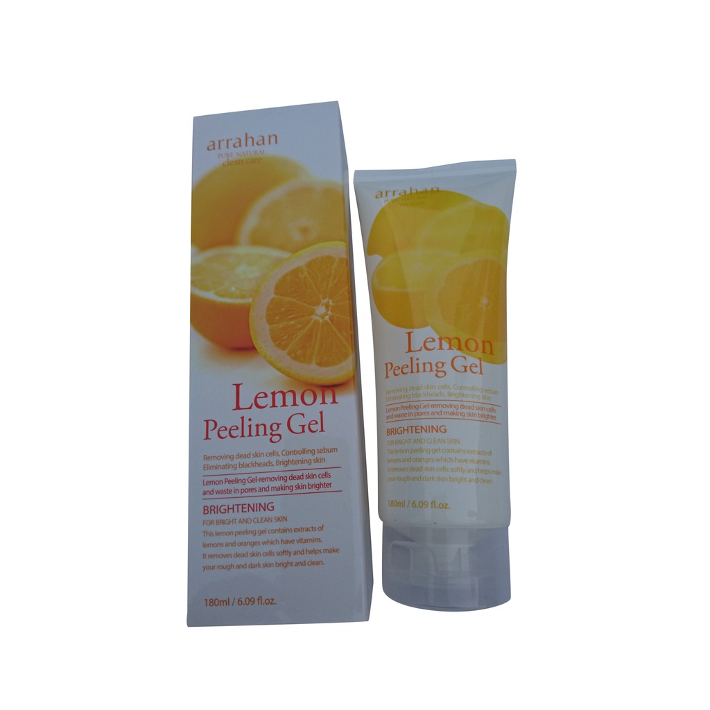 combo 10 hộp Kem tẩy da chết hoa quả Lemon White Peeling Gel 180 ml