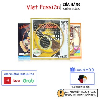 Dây lẻ 1, 2, 3, 4, 5, 6 guitar acoustic bộ Alice A206, AW436 chính hãng thay dây 1 thường bị đứt vietpassion
