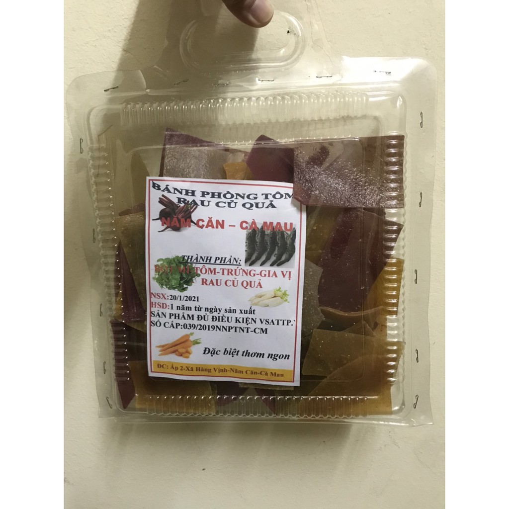 [Loại đặc biệt - Có chứng nhận ATVSTP] Bánh phồng tôm rau củ quả- Đặc sản Cà Mau | BigBuy360 - bigbuy360.vn