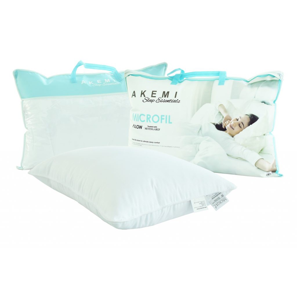 [Mã LT50 giảm 50k đơn 250k] Ruột Gối Akemi Sleep Essential Microfil 48cm x 74cm