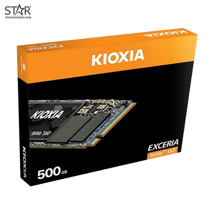 Ổ cứng SSD 500G KIOXIA M.2 NVMe PCIe 2280 BiCS FLASH TLC (LRC10Z500GG8)