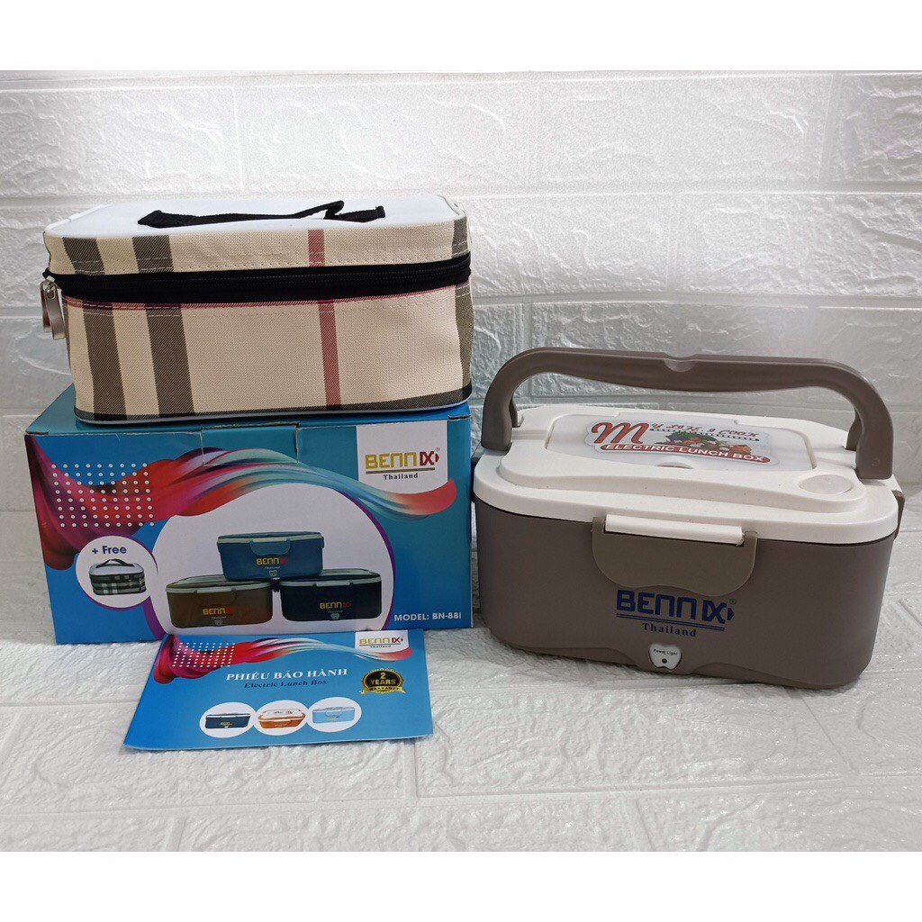 Hộp Cơm Giữ Nhiệt Hâm Nóng Nhanh Chính Hãng Bennix