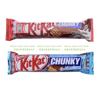 Bánh xốp phủ socola KitKat Chunky gói 38g
