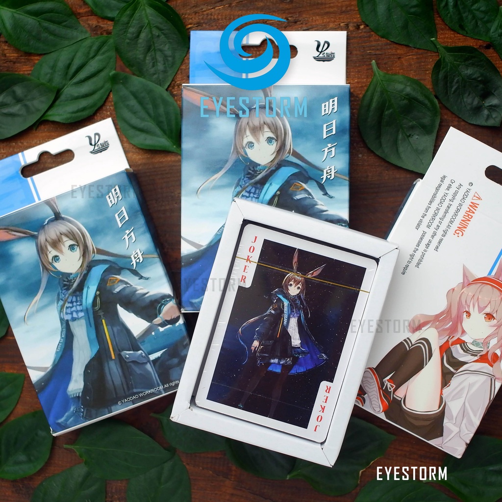 Bài tây anime Arknights, tú lơ khơ, manga - Poker YW - 54 lá