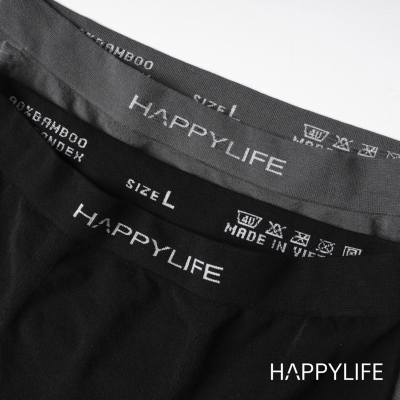 Quần sịp nambambo Boxer sợi tre cao cấp, kháng khuẩn khử mùi, thấm hút mồ hôi tốt-HAPPYLIFE