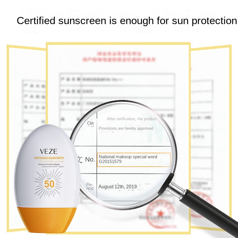 Kem Chống Nắng Hai Trong Một Chống Tia UV Chống Nước Chống Mồ Hôi Hiệu Quả Gấp 50 Lần