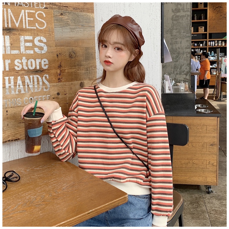 Áo sweater NZN dáng rộng thiết kế mới thời trang mùa xuân thu cho nữ