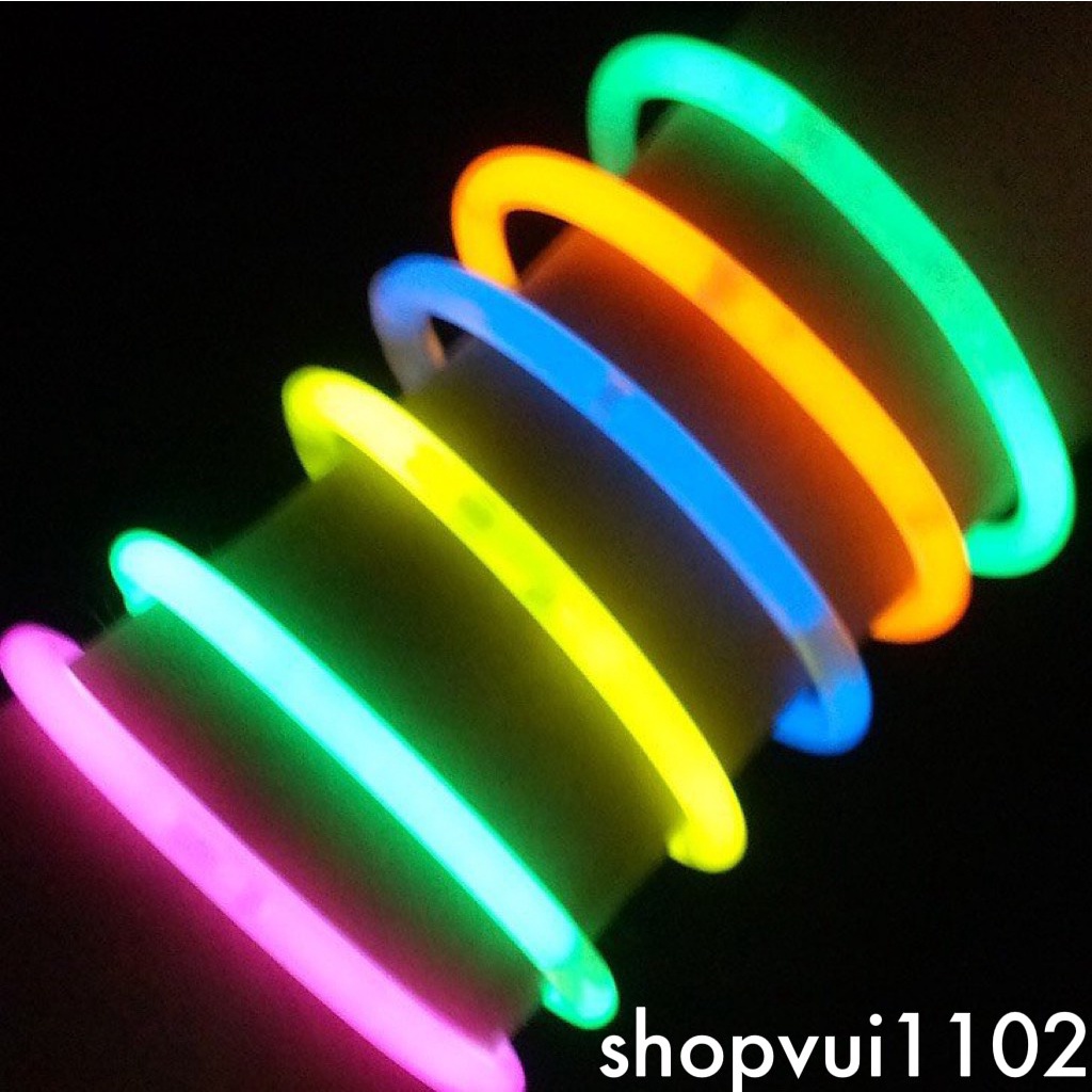 50/100 Que phát sáng vào ban đêm Đủ Màu Sắc Rực Rỡ