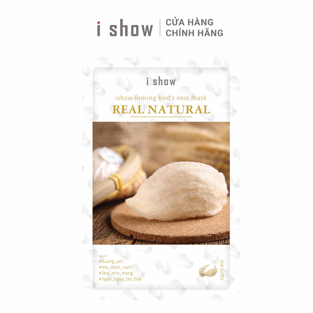 Mặt Nạ Tổ Yến Dưỡng Trắng Da, Ngăn Ngừa Lão Hóa ishow Firming Bird's Nest Mask | BigBuy360 - bigbuy360.vn