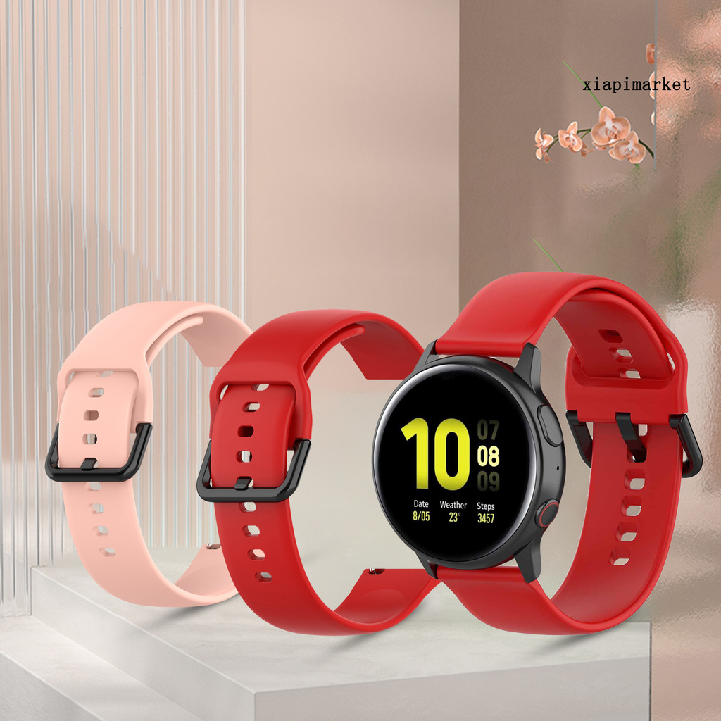 Dây Đeo Silicone Mềm 20mm Cho Đồng Hồ Thông Minh Samsung Galaxy Active 2 40 / 44mm