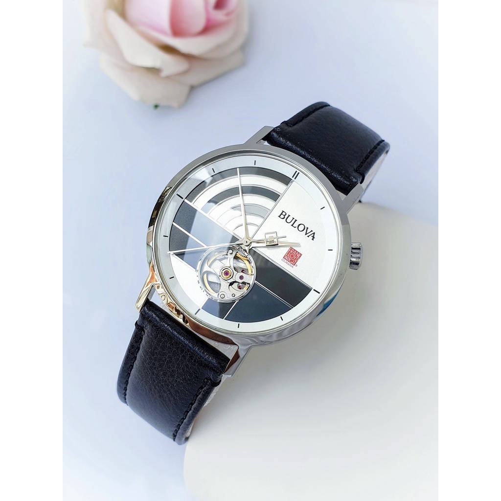 Đồng hồ nam chính hãng Bulova Oculus - Máy cơ tự động Automatic - Kính cường lực