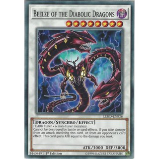 THẺ BÀI YUGIOH BEELZEUS OF THE DIABILIC DRAGRONS