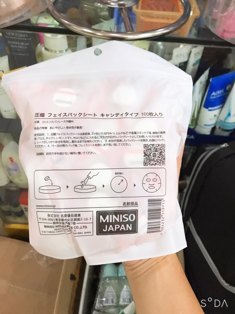 🎷🎷🎷mặt nạ viên nén Miniso Nhật Bản 🎆hẳn 100 viên mùa hè các chị em tha hồ làm mặt nạ nhé ạ! 👭😃