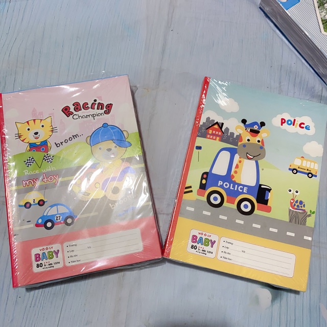 10 quyển vở Ô ly BaBy Hải Tiến 80 trang