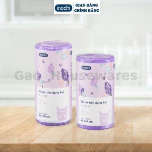 [FreeShip] Túi đựng rác tự hủy hương chanh / hương lavender có quai cao cấp inochi, đạt tiêu chuẩn xuất khẩu Châu Âu