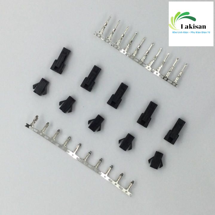 Phụ kiện làm dây giắc kết nối chân cắm JST 2P 3P 4P| Đầu cos JST | Vỏ nhựa JST