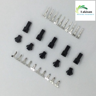 Phụ kiện làm dây giắc kết nối chân cắm JST 2P 3P 4P| Đầu cos JST | Vỏ nhựa JST