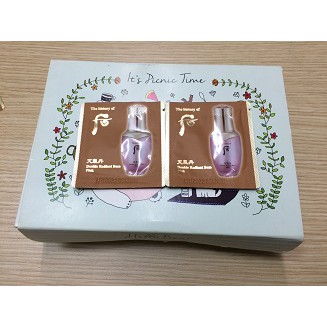Combo 10 Sample Kem Lót Tái Sinh Whoo Cheongidan Double Radiant Base 1ml