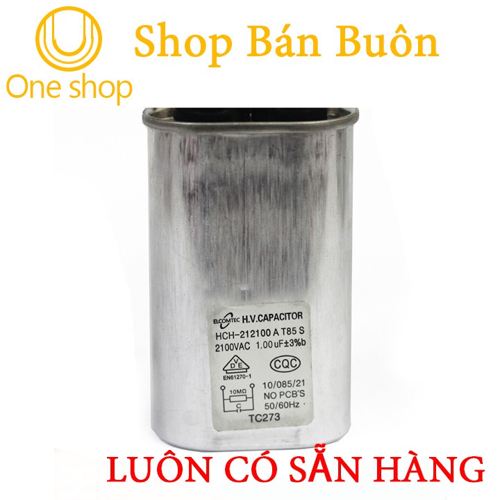 Tụ Lò Vi sóng HCH-212100 T85 1.00uF 2100VAC