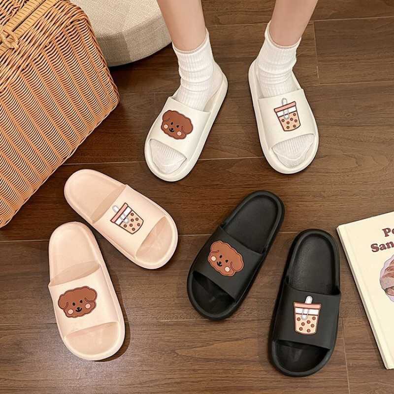 Dép bánh mì nữ ,dép quai ngang,dép trà sữa,dép xốp chống trơn trượt tốt