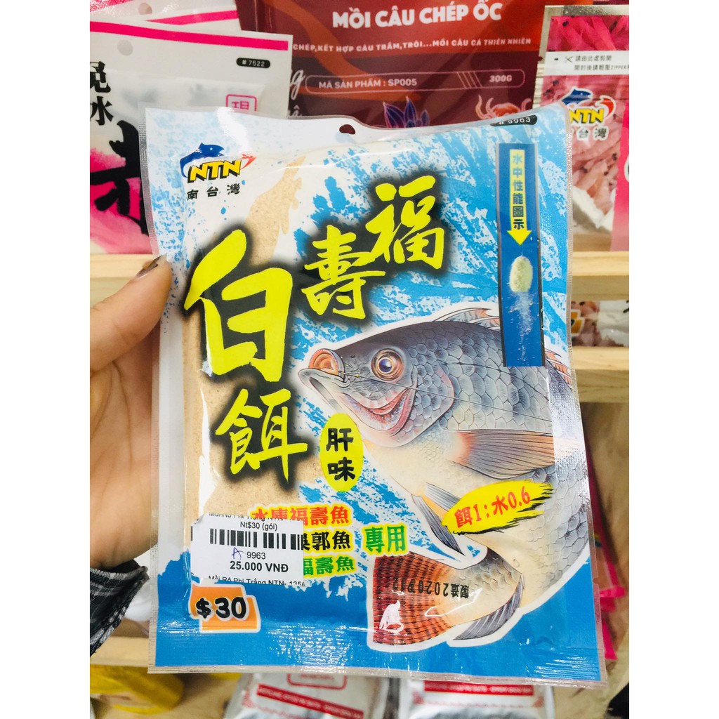 mồi bột câu cá ntn chuyên rô phi