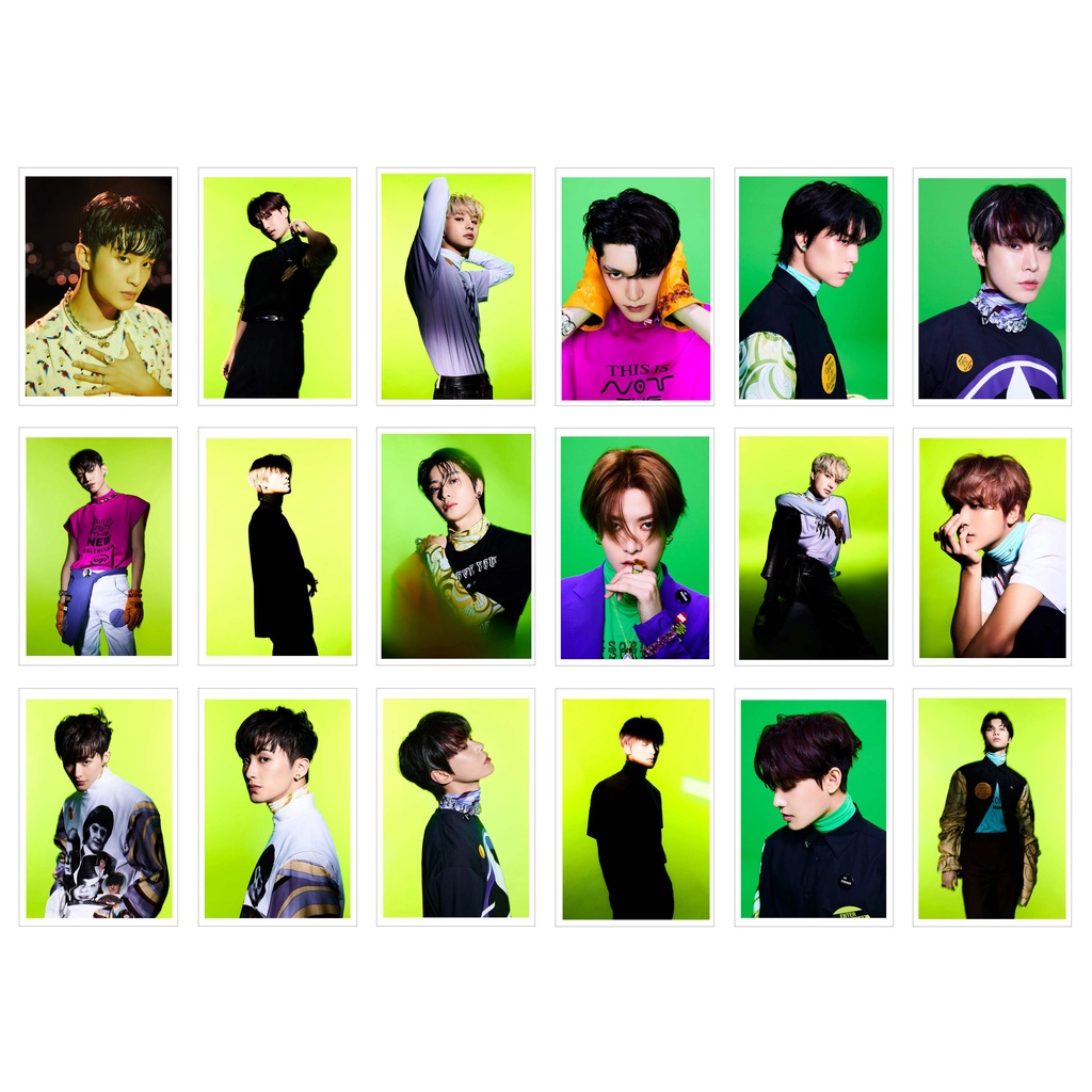 [Ép Lụa] Lomo Card 63 Ảnh NCT - Sticker Concept Photo