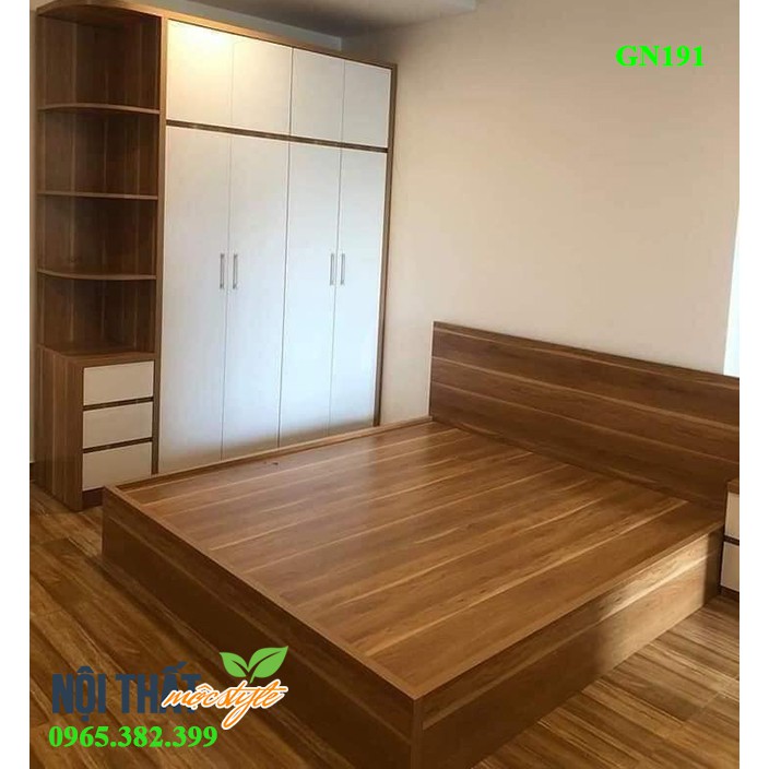 Giường ngủ gỗ công nghiệp giá rẻ nhất chỉ 2,5 triệu cho giường 1,6x2m, giường ngủ hiện đại với màu sắc đa dạng