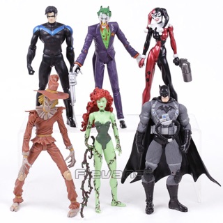 ✨✨ Set 6 Mô Hình DC Batman + Joker + Harley Quinn + Poison + Scarecrow + Nightwing ✨✨