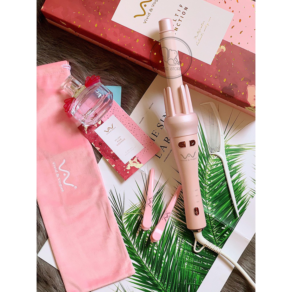 [Chính hãng] Máy uốn tóc tự động 360 Vivid Vogue version 2