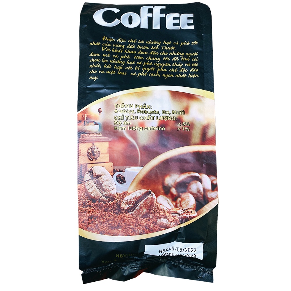 Combo 2 gói cà phê rang xay pha phin chồn đen ban mê Daklak ĐẠI XUÂN PHÁT