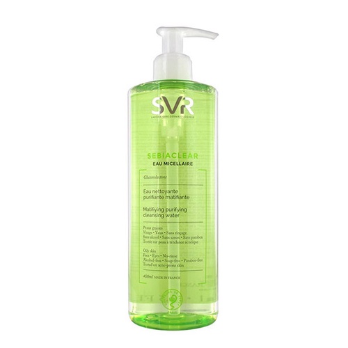 Nước làm sạch da, tẩy trang và giúp loại bỏ dầu SVR SEBIACLEAR Eau Micellaire 400ml