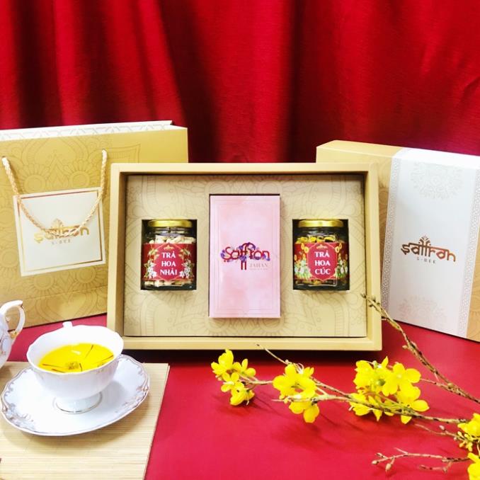 Hộp quà tặng tết 2022 nhụy hoa nghệ tây Saffron Jahan