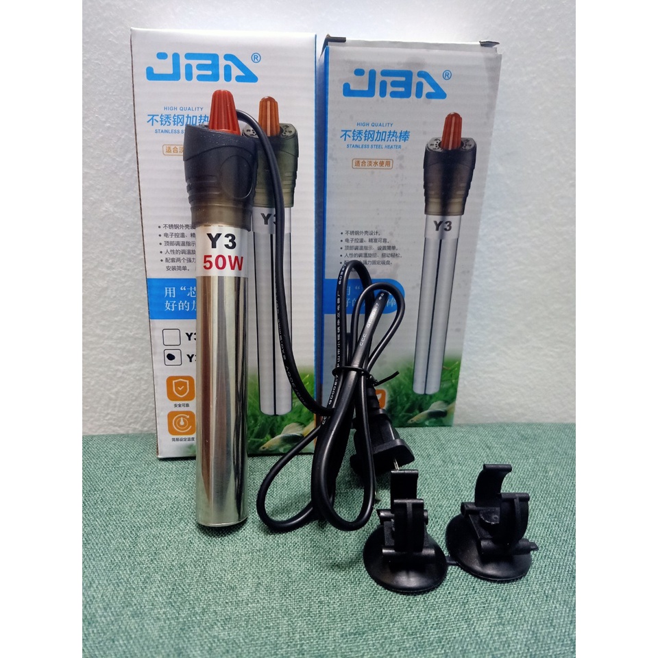Máy sưởi Inox hồ cá, bể cá cảnh Y3-25W, 50W,100W