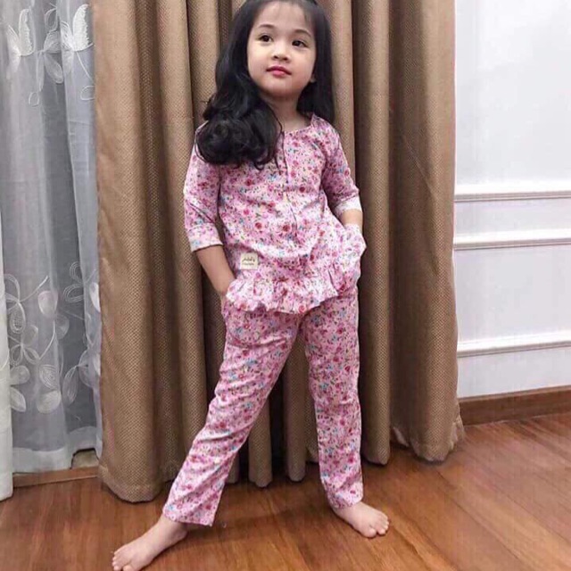 Combo 20 bộ pizama bé gái