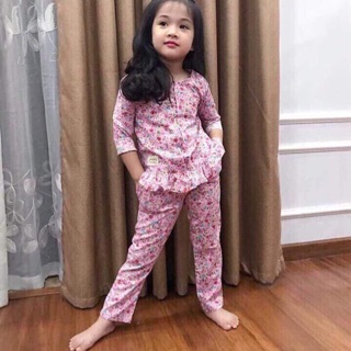 Combo 20 bộ pizama bé gái