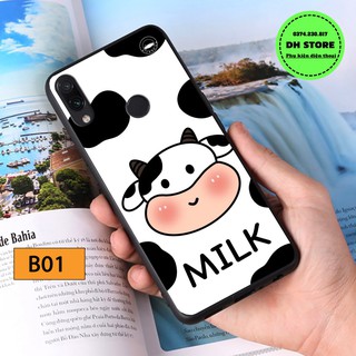 Ốp lưng Xiaomi Redmi Note 5 / Note 5 Pro / Note 6 / Note 6 Pro / Note 7 / Note 7 Pro in hình BÒ SỮA đáng yêu, ngộ nghĩnh