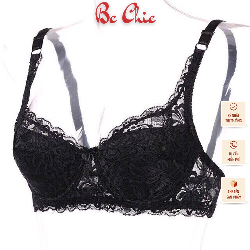 Áo Lót Ren Không Đệm, Có Gọng Cao Cấp MS2004 BC_CHIC LINGERIE
