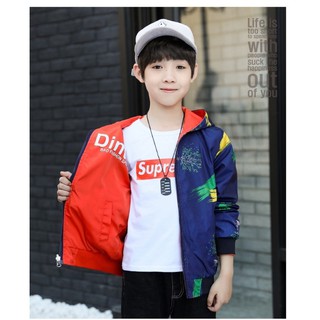 Áo Gió Bomber 2 mặt Bé Trai (hàng order)