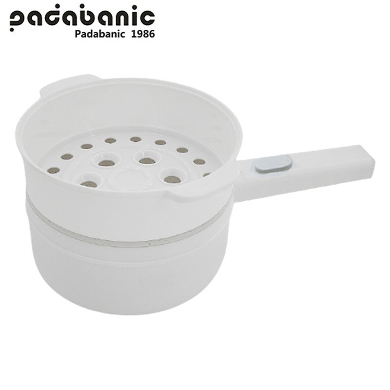 Nồi Điện Mini Padabanic Đa Chức Năng Hầm Hấp Nấu Lẩu Chiên Rán Chống Dính Cao Cấp Tiện Lợi