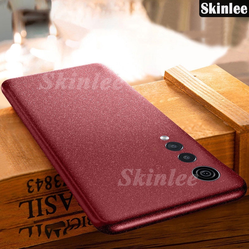 Ốp Điện Thoại Mềm Mặt Nhám Chống Sốc Phối Kim Tuyến Nước Cho LG Velvet 4G 5G G8 V50 ThinQ