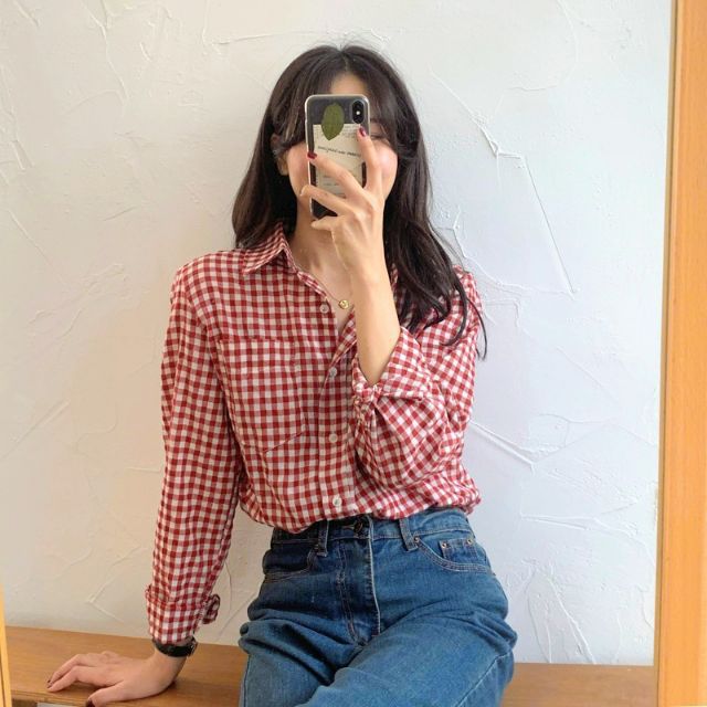 ‼️ SƠ_MI_KẺ CARO SUÔNG FORM BASIC