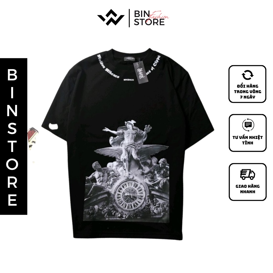 Áo Phông Tay Lỡ , Áo Hè Nam Nữ From Rộng Unisex MIKENCO Chất Liệu Cotton Thấm Hút Mồ Hôi.