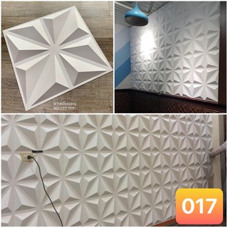 Tấm Ốp Tường Chất Liệu Nhựa PVC Vân Nổi 3D