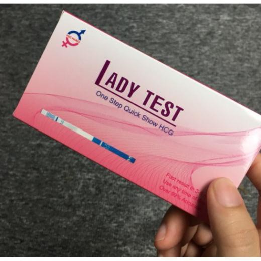 Que thử thai  lady test , lady test giúp phát hiện có thai sớm