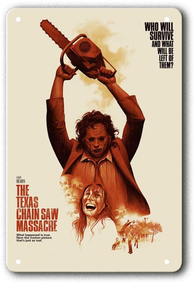 Poster Phim Sát Nhân Texas Chainsaw 2 Bằng Nhôm